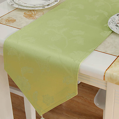 garden  home table dining and runners jacquard table my runners linens view table kitchen cart