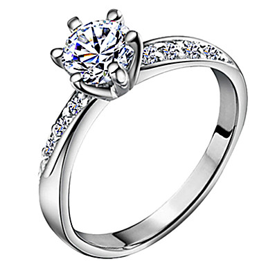 Bague de Fiançailles en Zircon #00927113 Bague de Fiançailles en Zircon #00927113