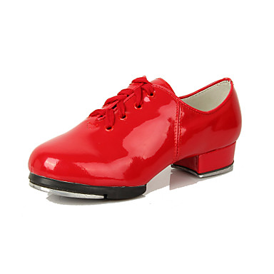 Patent Leather Upper Tap Shoes Dance Shoes for WomenKids Tap Included ...