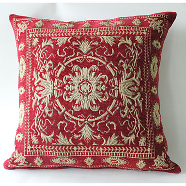 pillow polyester embellished embroidered pcs tropical