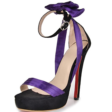 purple stiletto sandals