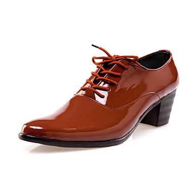 men's flat heel formal shoes