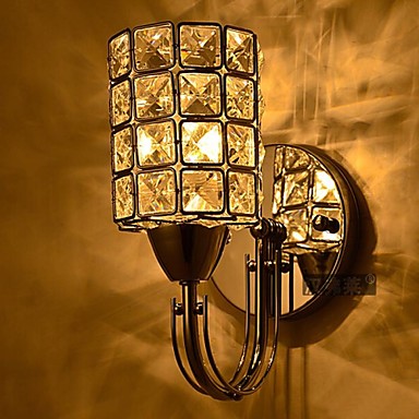 Crystal/Bulb Included Wall Sconces/Reading Wall Lights , Modern/Contemporary E12/E14 Metal ...