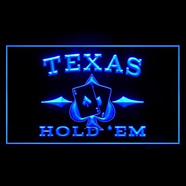 Texas hold em sign