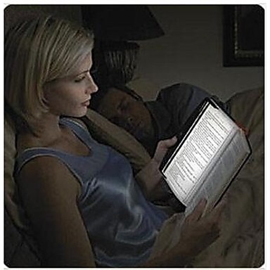 Led lampe panel kile for å reise lese boken i bil / seng paperback ...