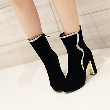 round toe heel booties