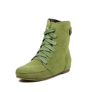 mid calf boots with wedge heel