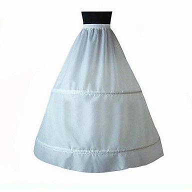 floor length white slip