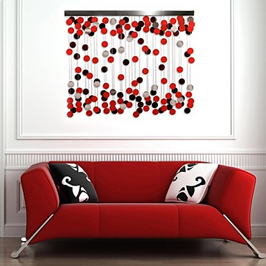 Red Wall Decor e-home® metal wall art wall decor, the red circle decoration wall Red Wall Decor e-home® metal wall art wall decor, the red circle decoration wall