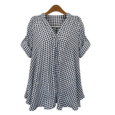 women's cotton check shirts