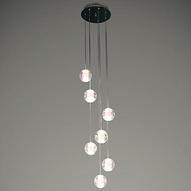 3 lámparas colgantes , moderno / contemporáneo cromo ... Lamparas led para comedor