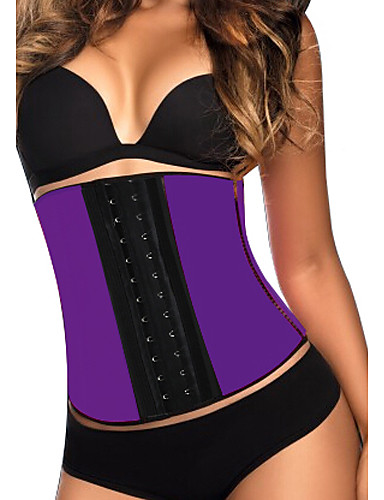 Shapewear Corsets Nylon/Collagen Black/Blue/Fuchsia/Purple/Orange Sexy