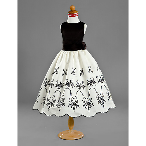 Бальное длинное атласное платье, для девочек