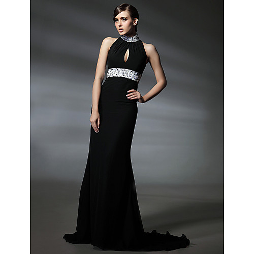 Женское длинное атласное платье - Русалка