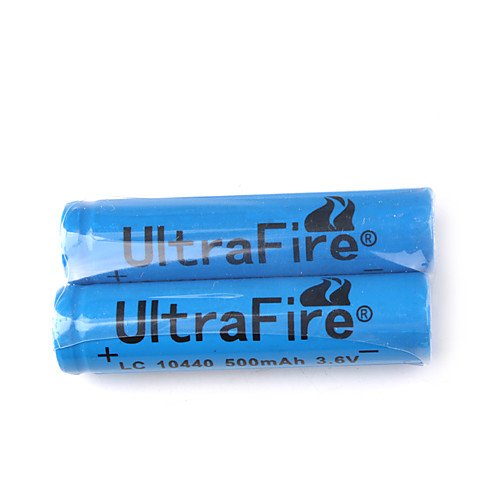 10440 3.6v 500mah lc10400 UltraFire батареи (2-Pack)