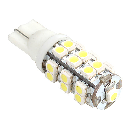 Светодиодная лампа T10 1Вт 25xSMD LED 40лм 5500K теплый белый свет (12В)