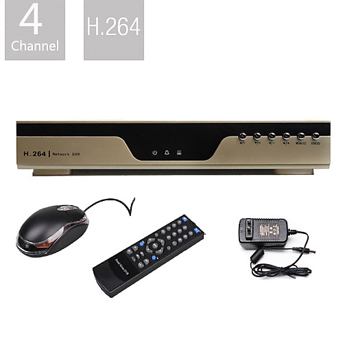 сверхнизкой цене 4-канальный H.264 DVR (VGA выход, сеть)