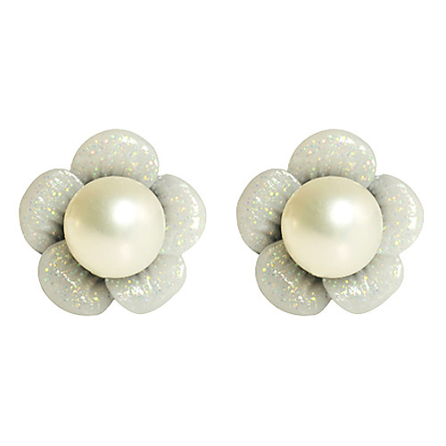 Цветок серьги Pattern Pearl