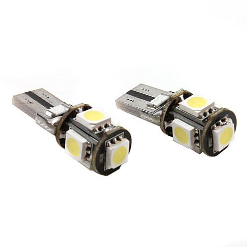 t10 5  5050 SMD белый привело автомобиль CANbus световой сигнал