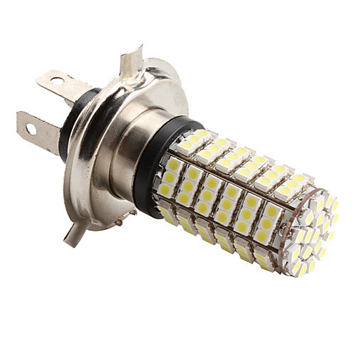 LED лампа для машины (DC 12V), белый свет, H4 4.2W 126x3528 SMD 6500-7000K