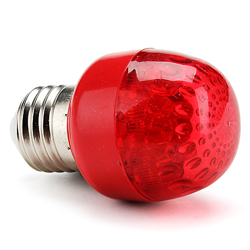 e27 1w красный свет привел мяч лампа ((170-250V)