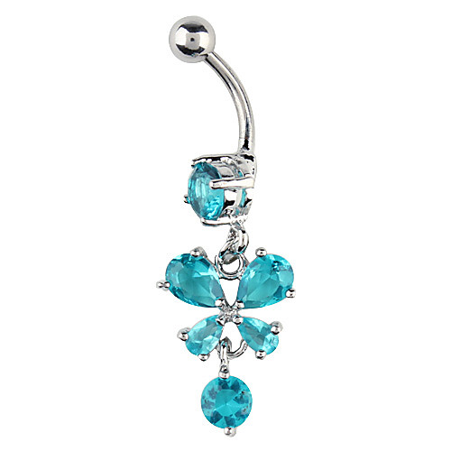 Святой бабочка нержавеющей стали Navel Ring