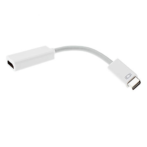 мини DVI мужчин и женщин HDMI v1.3 кабель адаптера для белого MacBook (0,3 м)