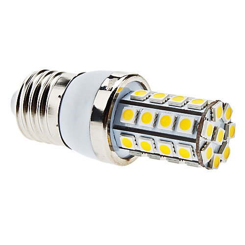 E27 7W 36x5050 SMD 560-590LM 3000-3500K теплый белый свет Светодиодная лампа кукурузы (85-265В)