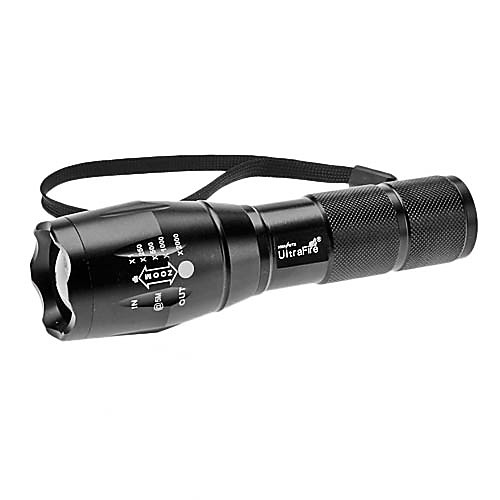 UltraFire A100 5-режимный  Cree XM-L T6 Zoom LED фонарь, 1200 лм, 3хААА