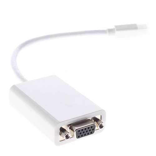 Mini DisplayPort мужчина к VGA Женский Адаптер кабеля для Apple MacBook