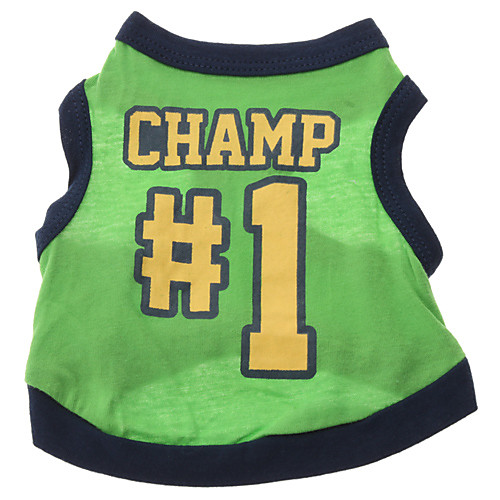 Champ 1 Шаблон жилет для собак (Green, XS-L)