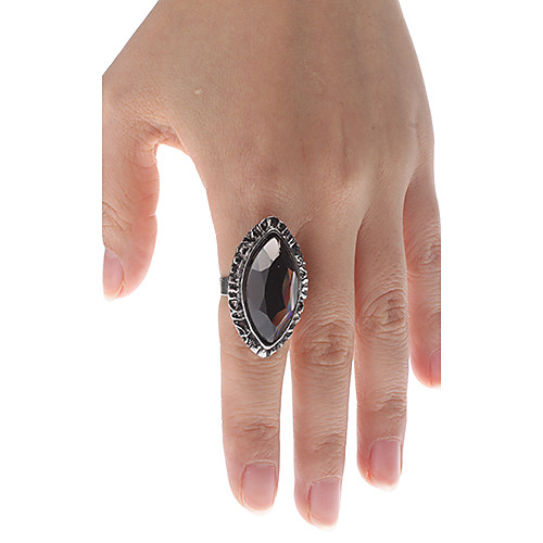 Vintage Style Гравировка маркиза кристалл циркона кольцо