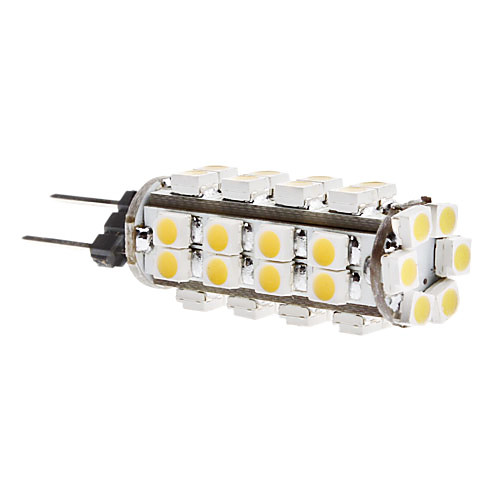 G4 2,5 Вт 38x3528 SMD 180-200LM 3000-3500K теплый белый свет Светодиодная лампа кукурузы (12)