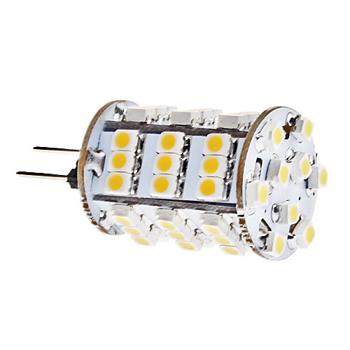 G4 3.5W 54x3528 SMD 240-260LM 3000-3500K теплый белый свет Светодиодная лампа кукурузы (12)