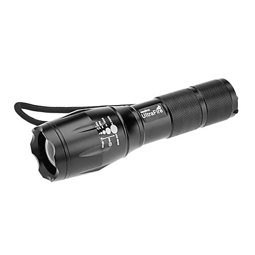 UltraFire A100 5-режимный  Cree XM-L T6 Zoom LED фонарь (1000LM, 1x18650/3xAAA)