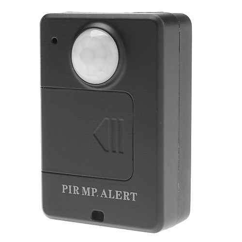 Беспроводной ИК датчик детектора движения GSM сигнализации Alert Monitor (Black)