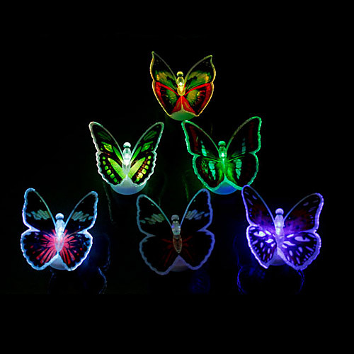 Красочные LED бабочки (разные цвета)