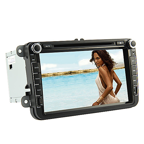 8-дюймовый DVD-плеер автомобиля для Volkswagen (GPS, шины CAN, телевизор, iPod, RDS)