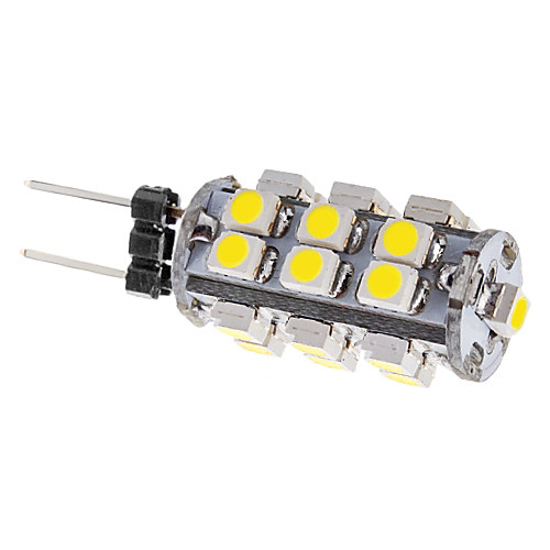 G4 1W 25x3528SMD 80lm 6000-6500K натуральный белый свет Светодиодные лампы кукурузы (12)