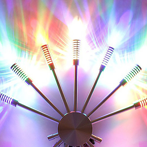 Современный светодиодный настенный веерообразный светильник на 7W с 7 лампами рассеянного света