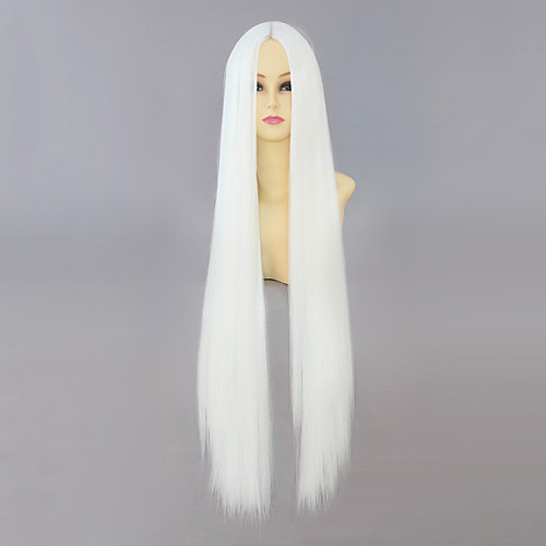 фото Hakuouki сенхиме ашура косплэй парики жен. 40 дюймовый термостойкое волокно белый аниме Lightinthebox