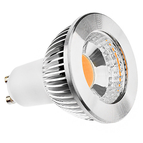 GU10 5W 400-450LM 3000-3500K теплый белый свет COB Светодиодные пятно лампы (85-265В)