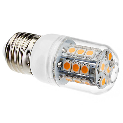 LED лампа типа Корн (220-240V), теплый белый свет, E27 3W 27x5050SMD 200LM