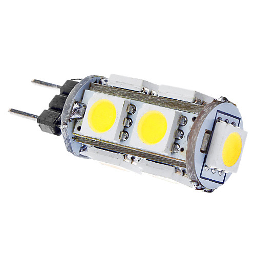 G4 1.5W 6000-6500K 100-120LM 9x5050SMD Природный белый свет Светодиодные лампы для автомобилей (DC 12V)