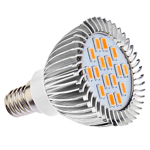 E14 5W 16x5630SMD 400-450LM 3000-3500K теплый белый свет Светодиодные пятно лампы (110/220В)