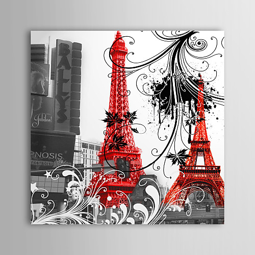 Натянутым холстом Искусство Архитектура Париж Эйфелева башня