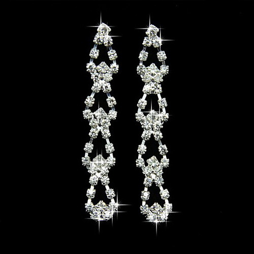 Изящные сплав с Rhinestone Серьги женские