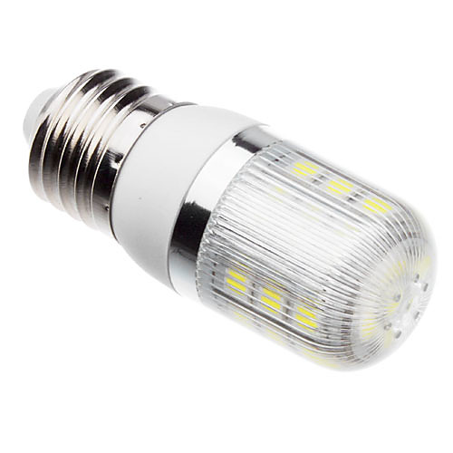 E27 5W 27  5050SMD 390LM 6000K Холодный белый свет светодиодных кукурузы лампа (110)