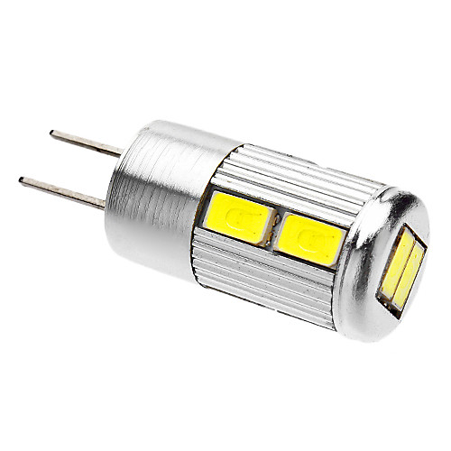 Точечная LED лампа (12V), холодный белый свет, G4 4.5W 10x5730SMD 350-380LM 6000k