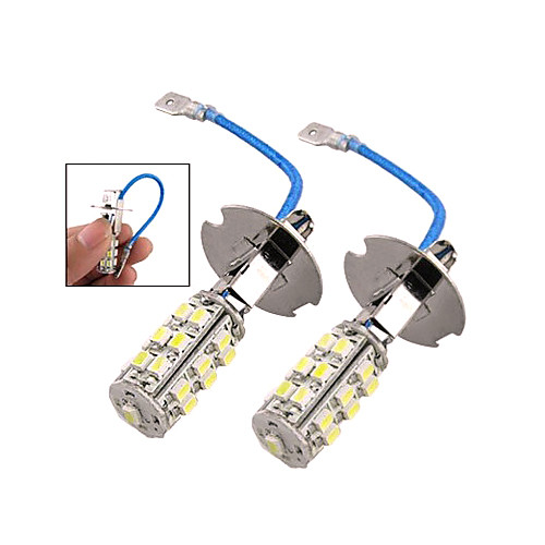 2 х автомобилей H3 25 SMD LED Белый фар Туман лампочки лампы